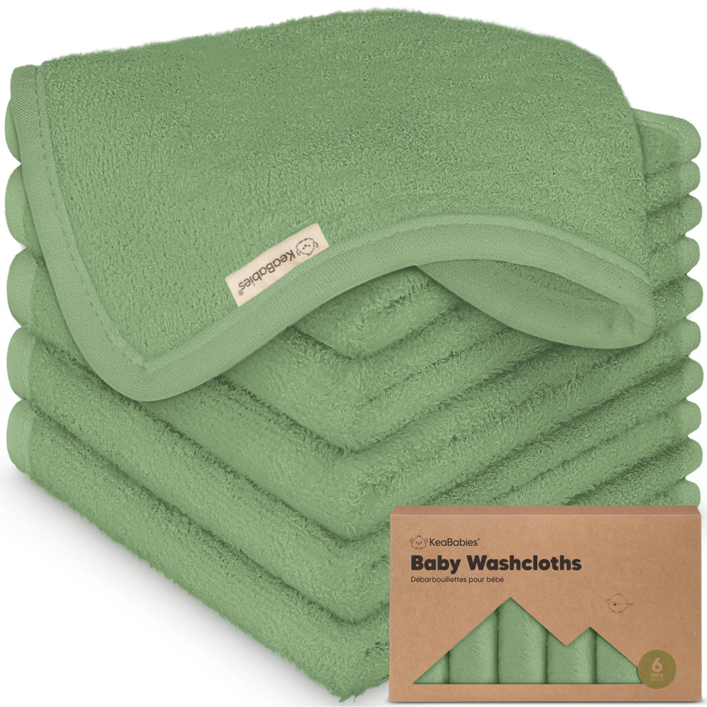 6-Pack Baby Wash Cloths