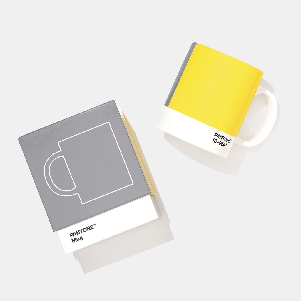 PANTONE MUG in giftbox Ultimate Gray 17-5104 + Illuminating 13-0647