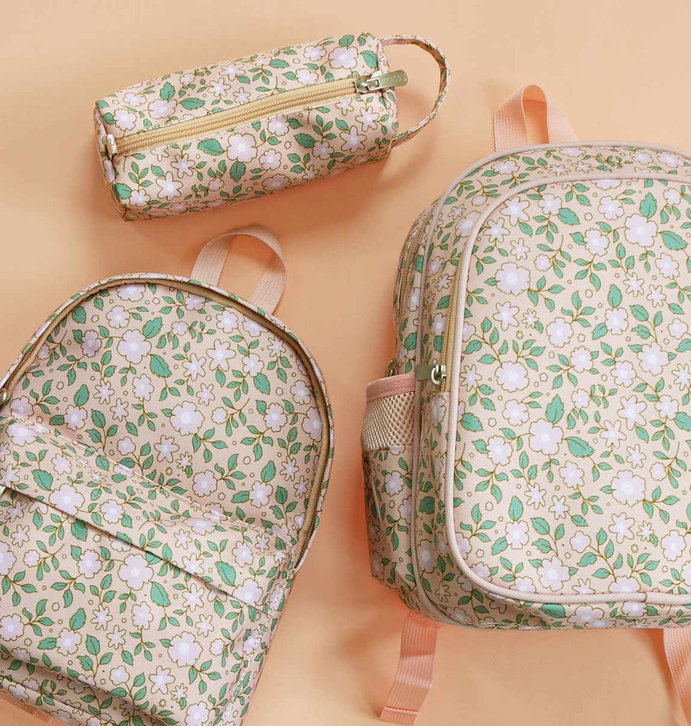 Little kids backpack: Blossoms -pink