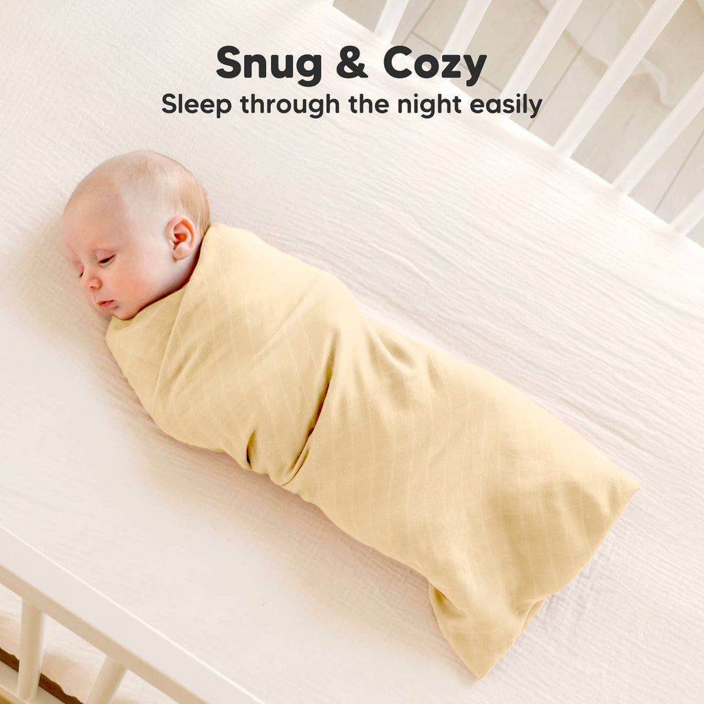 KeaBabies Lumi Muslin Swaddle Blankets