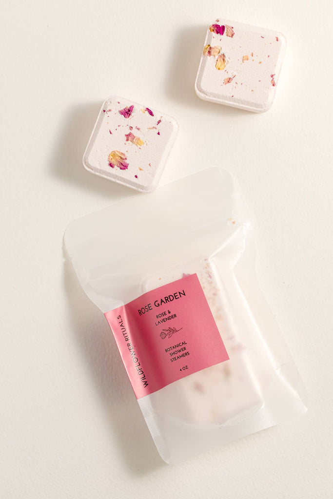 Rose Garden Botanical Shower Steamers - Rose Lavender
