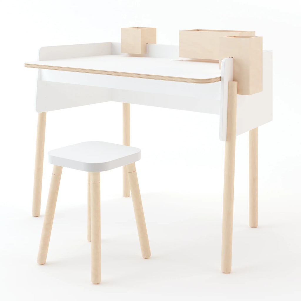 Square Stool in Birch