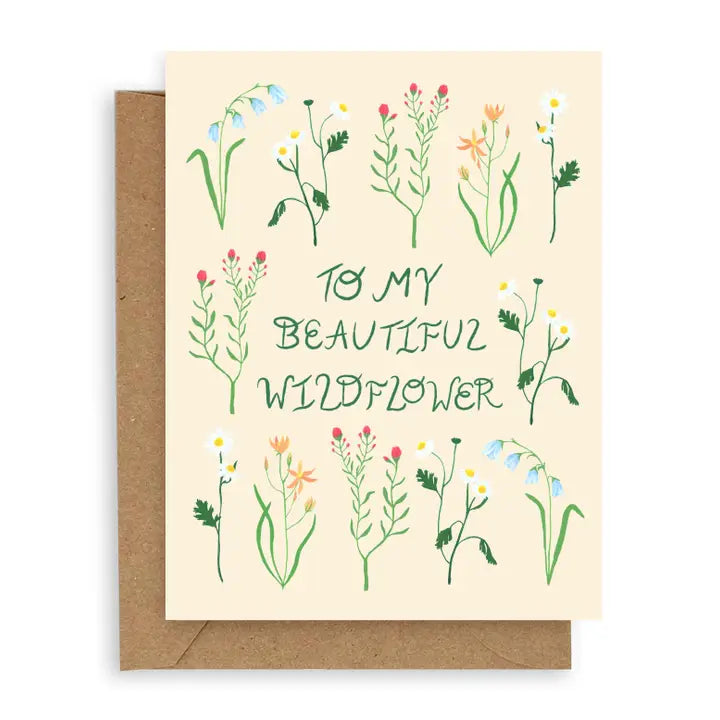 Beautiful Wildflower Card