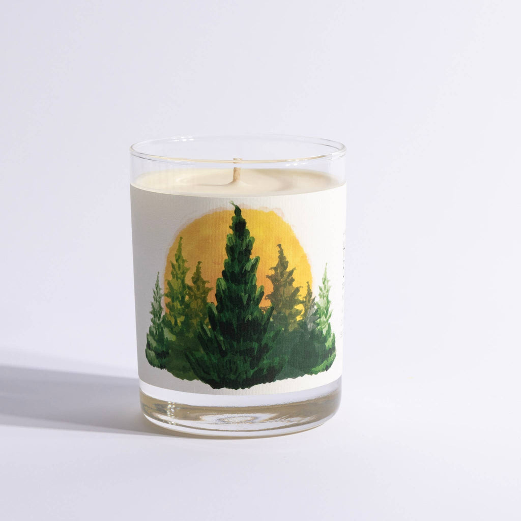 Hinoki Sanctuary - Just Bee Candles: 7 oz (up to 40 hrs of clean burning)