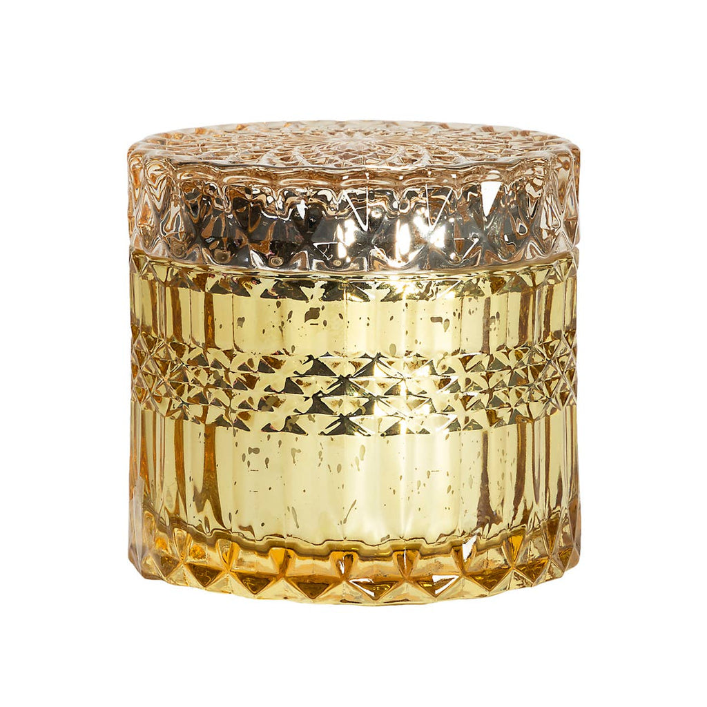 Gilded Cinnamon 8oz Petite Shimmer Candle (GOLD)
