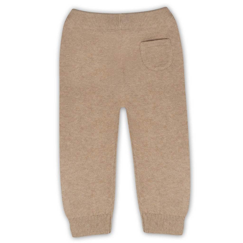 Pocket Sweater Knit Baby Legging Pants (Organic Cotton): Heather Grey / 0-3M