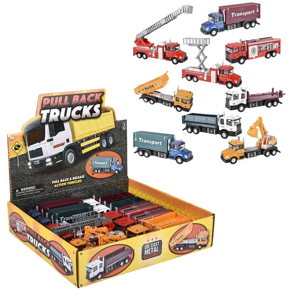 Pull Back Trucks