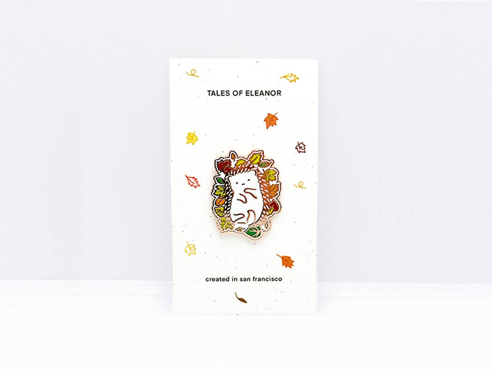 Leaves Enamel Pin