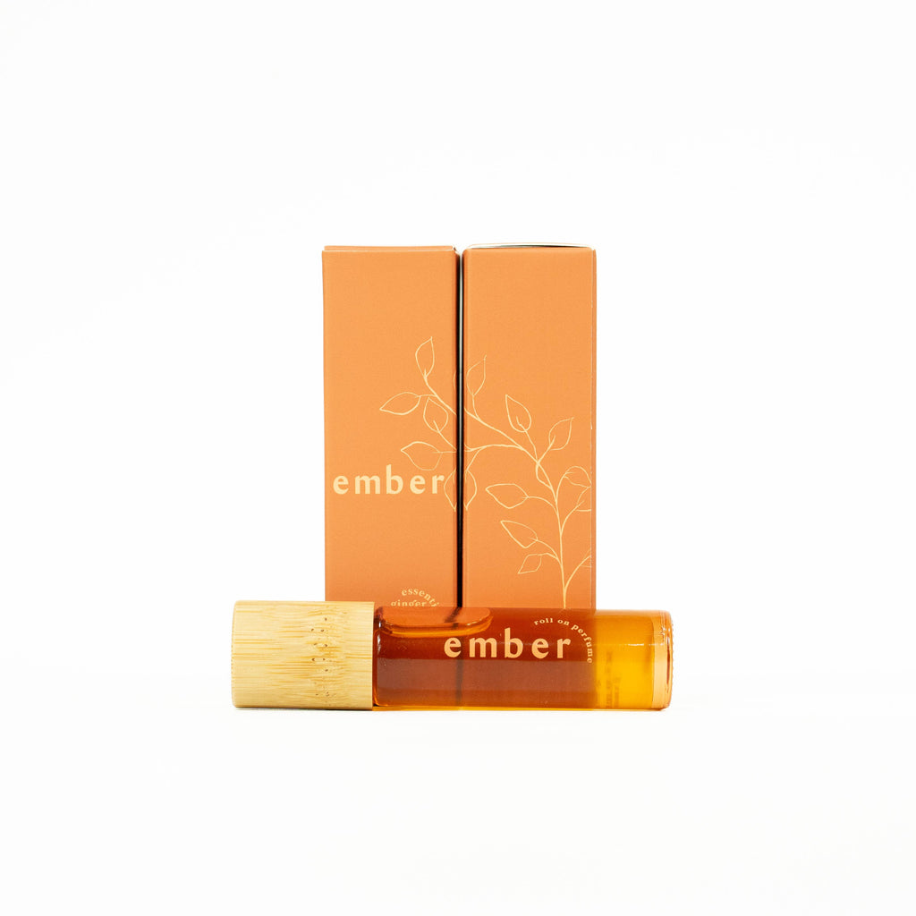 Roll-on perfume - EMBER - 100% essential oil & jojoba oil