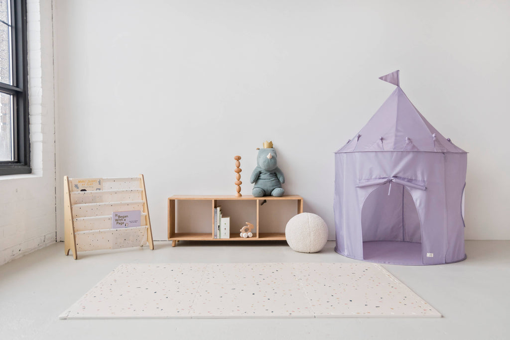 Foam Puzzle Play Mat - Prints: Terrazzo Cream