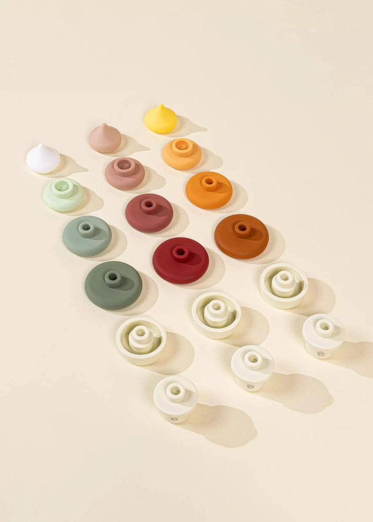3 Sets of Silicone Stackable Ice Cream Cones (18 pcs)