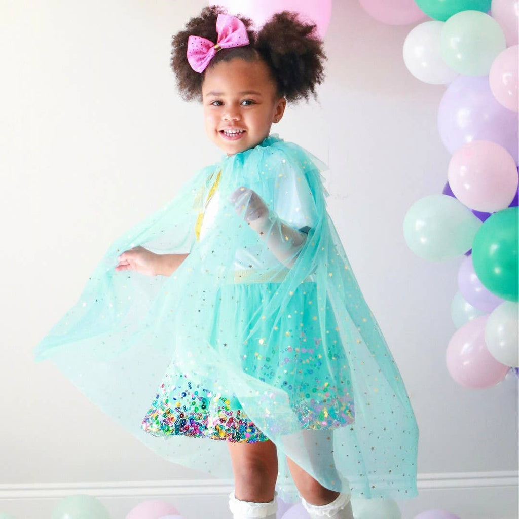 Aqua Star Cape - Kids Dress Up Cape