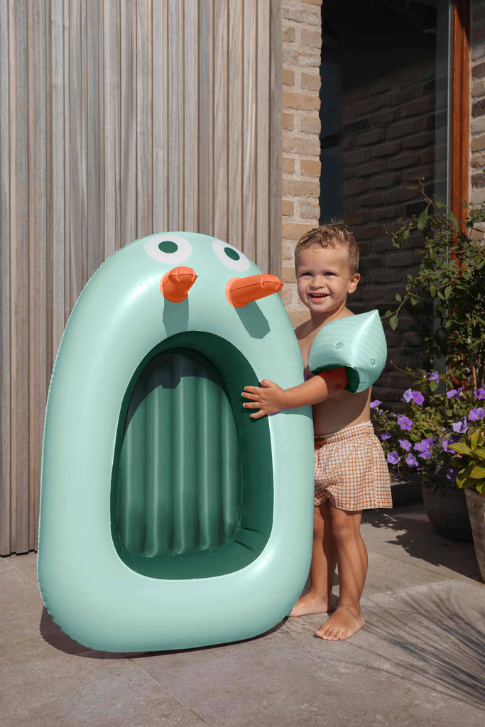 Quut Inflatable Boat -Toy for Kids–Durable & Non-Toxic Vinyl