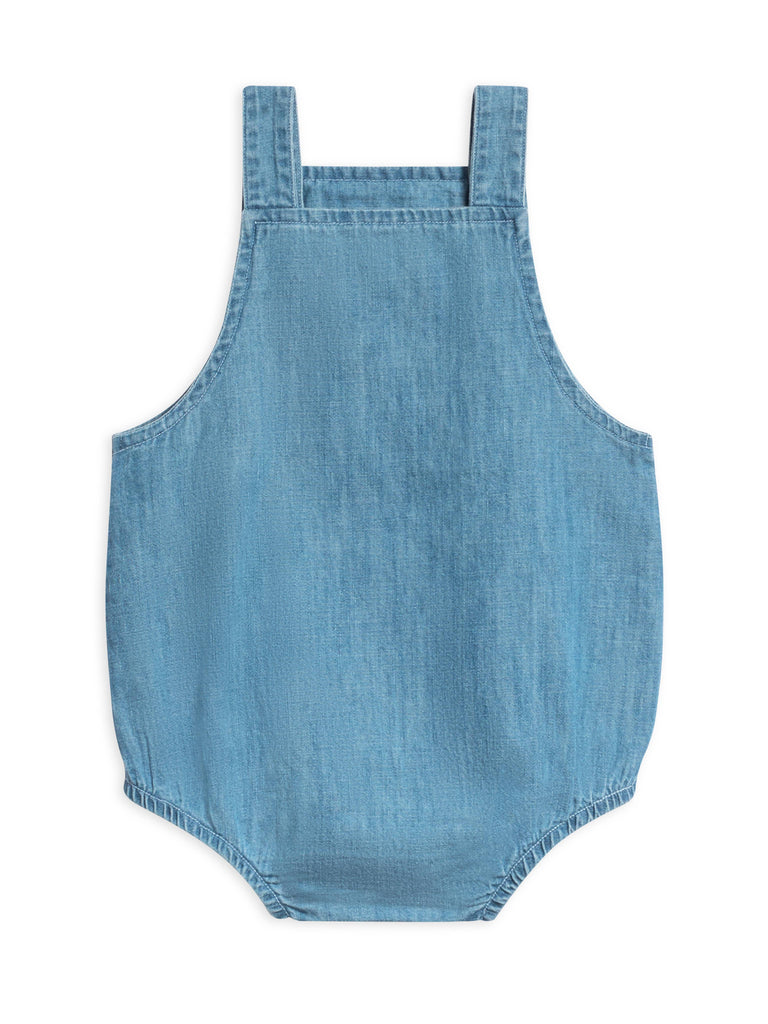Organic Baby & Kids Noe Chambray Bubble Overall: 6-12M