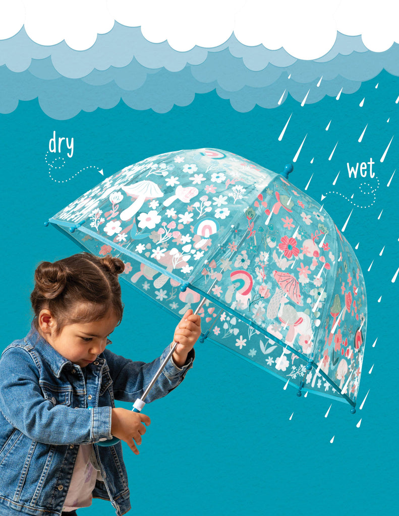 Clear Color Changing Umbrella