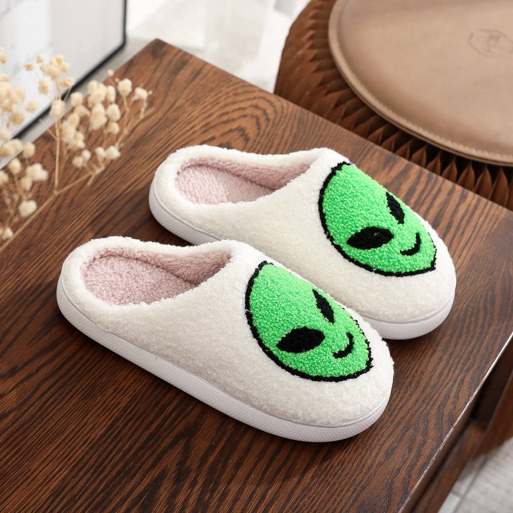 Alien Plush Slippers