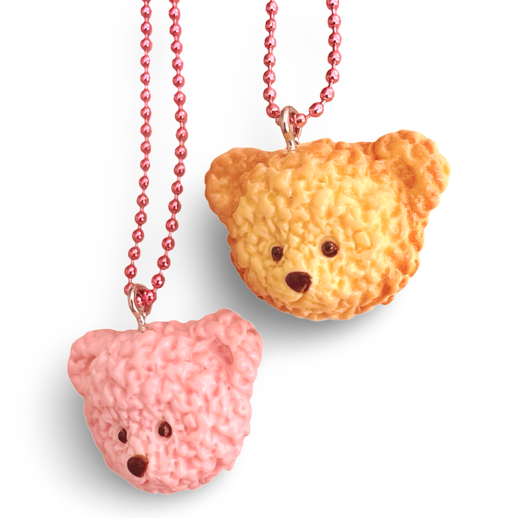 Pastry Bear Necklace I Charm Necklace I Handmade Necklace
