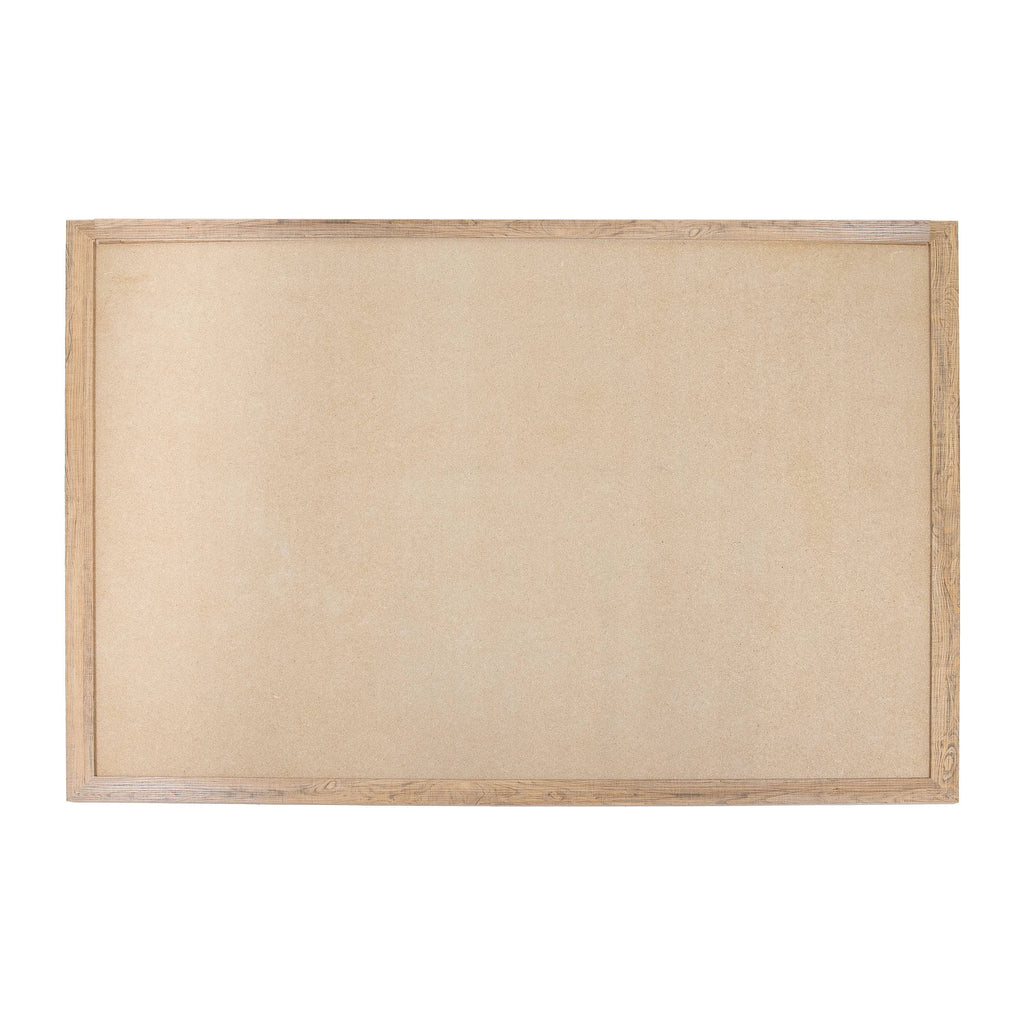 Cork Bulletin Board with MDF Frame and 6 Pushpins