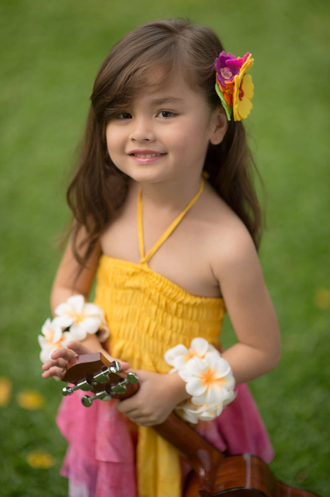 Anna Flower Hair Clips- Multi