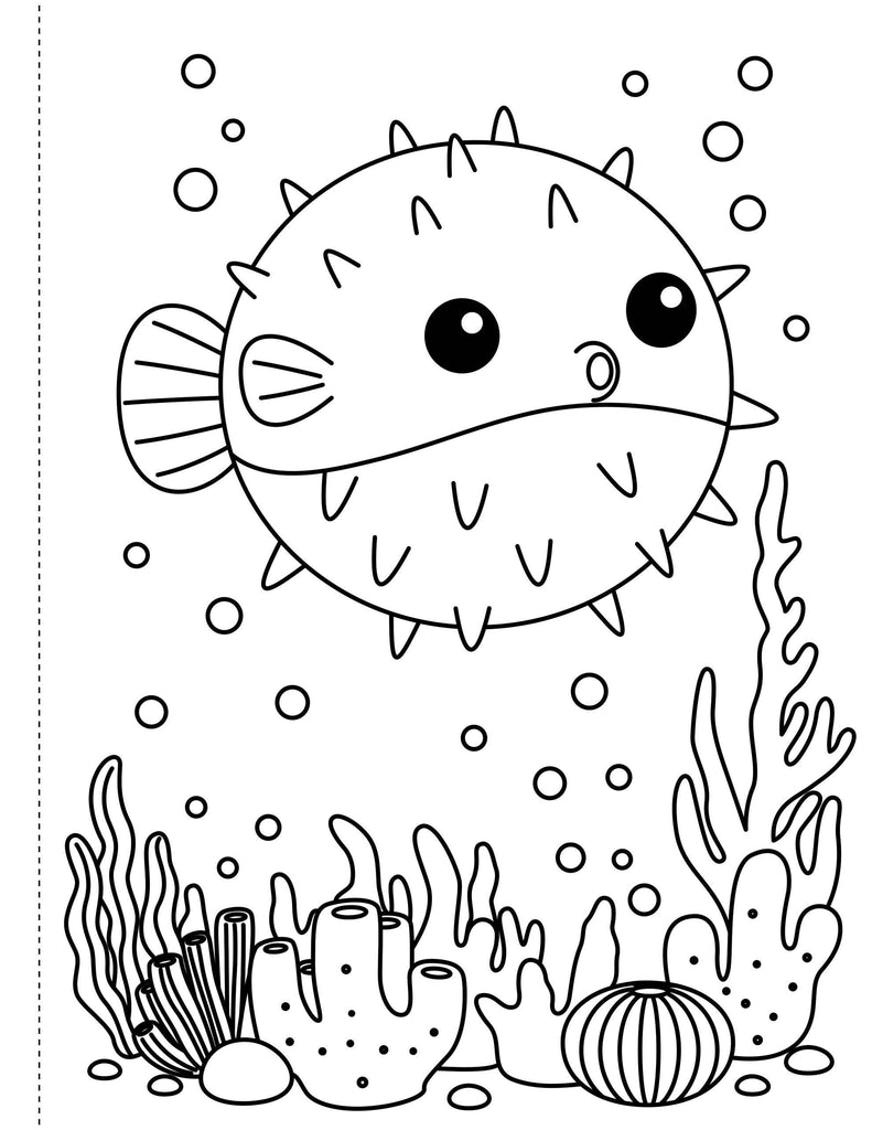 Under the Sea Coloring Book
