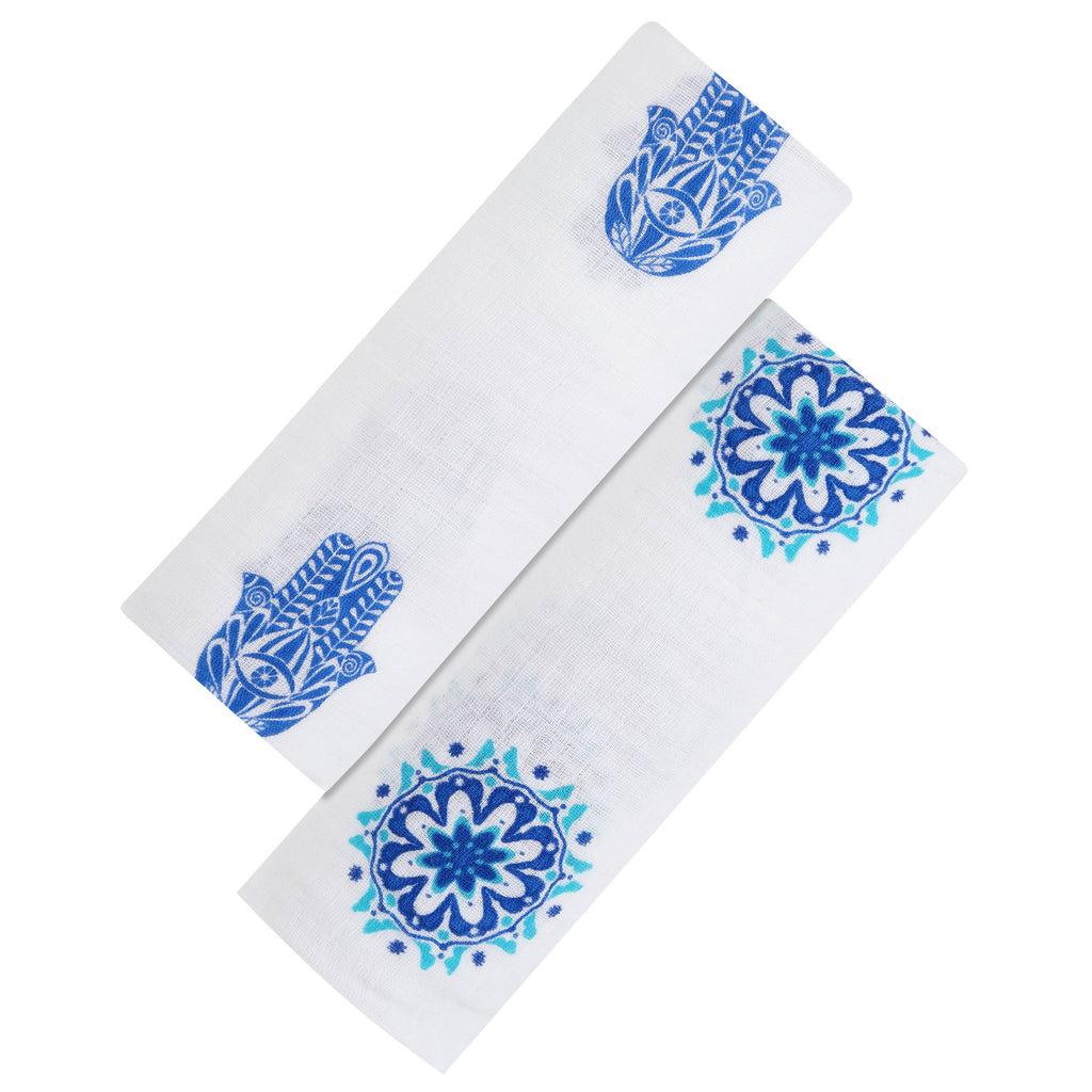 2-Pack Swaddles, GOTS Certified Organic Cotton Muslin