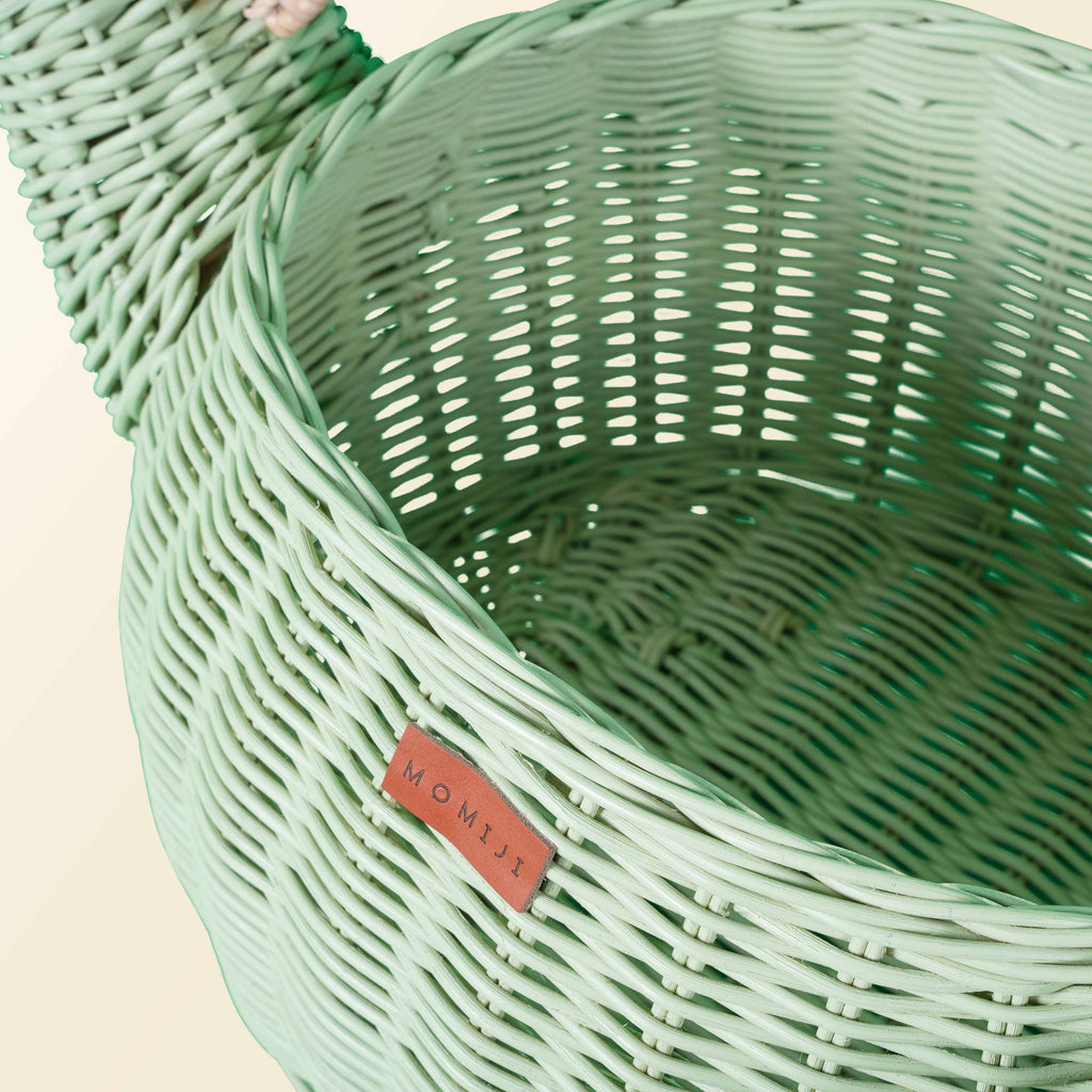 Handcrafted- Dinosaur Storage Basket (Medium) -Rattan Wicker