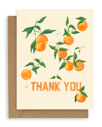 Citrus Thank You Card