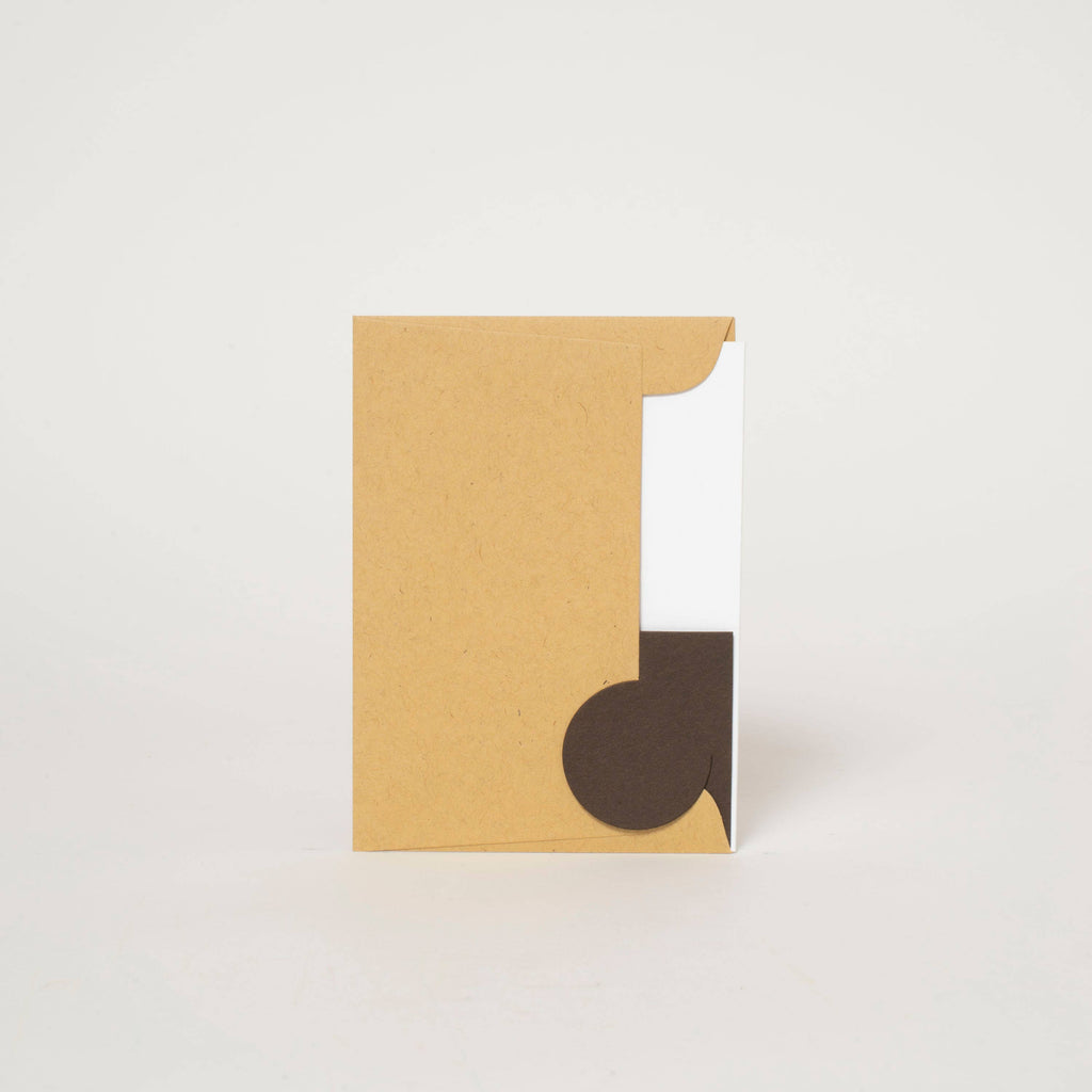 Welcome Baby Ladybug Letterpress Greeting Card by Egg Press