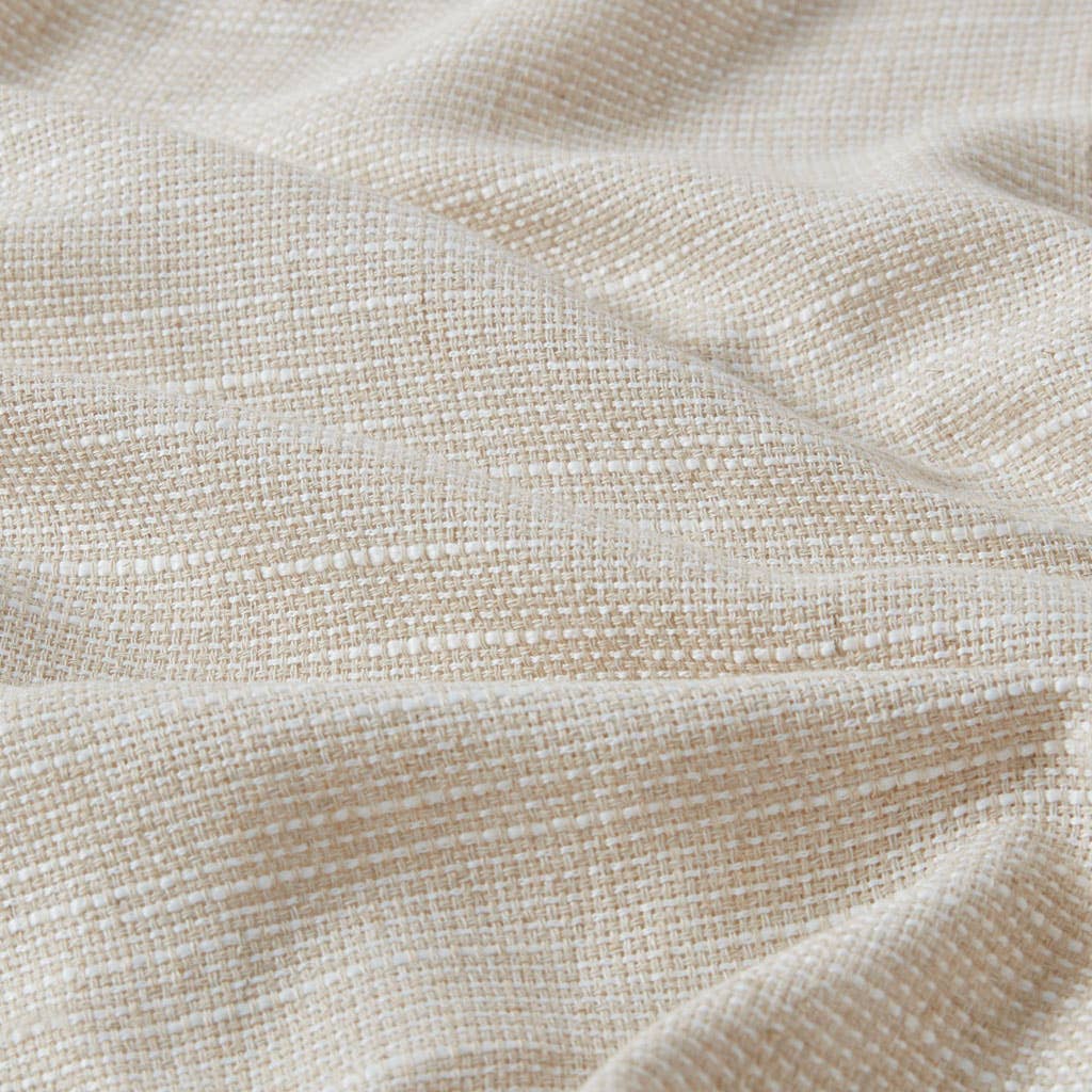 Linen with Fleece Lining Window Panel, Curtains, Natural