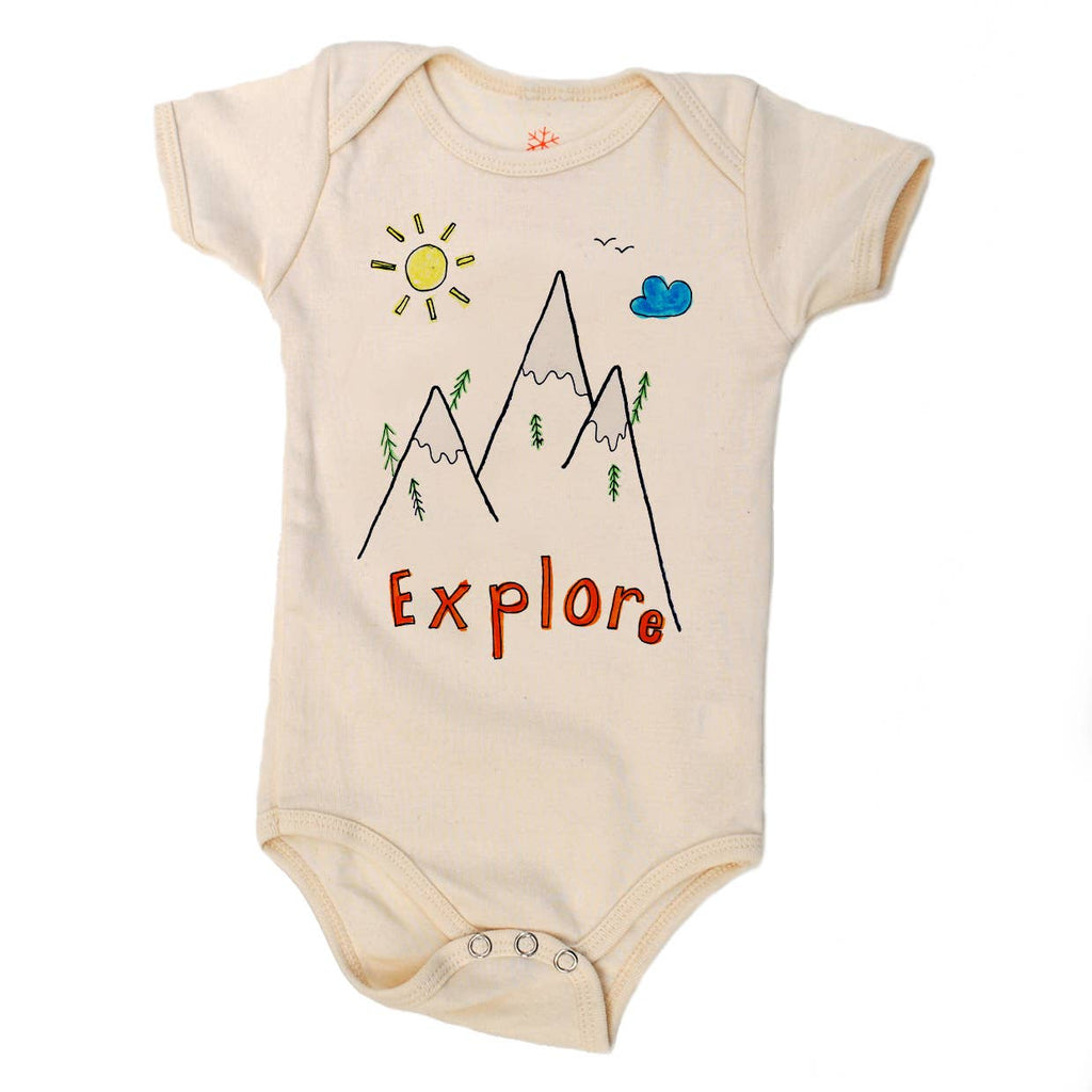 Explore - Baby Organic Onesie: 3-6m onesie