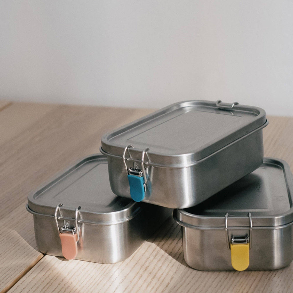 Stainless Steel Lunch Box with heat safe insert | Terracotta