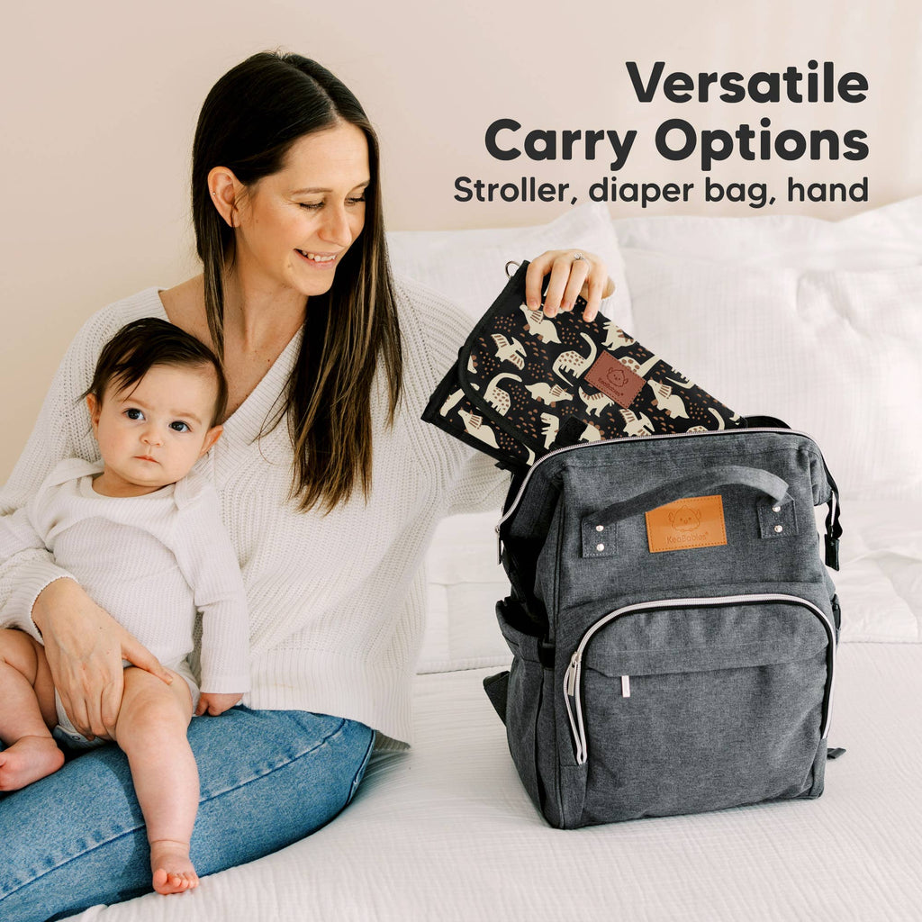 Ezee Portable Diaper Changing Pad, Foldable Changing Mat
