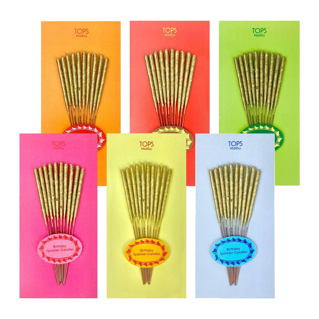 4" Gold Sparkler Candles