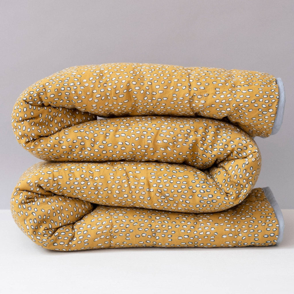 Leo Mustard Little Quilt