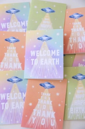 UFO Thank You Card