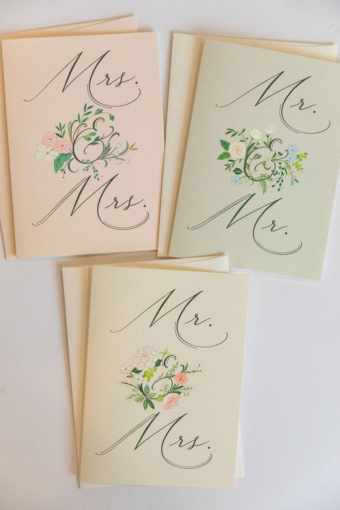 Mrs. &. Mrs. Greeting Card
