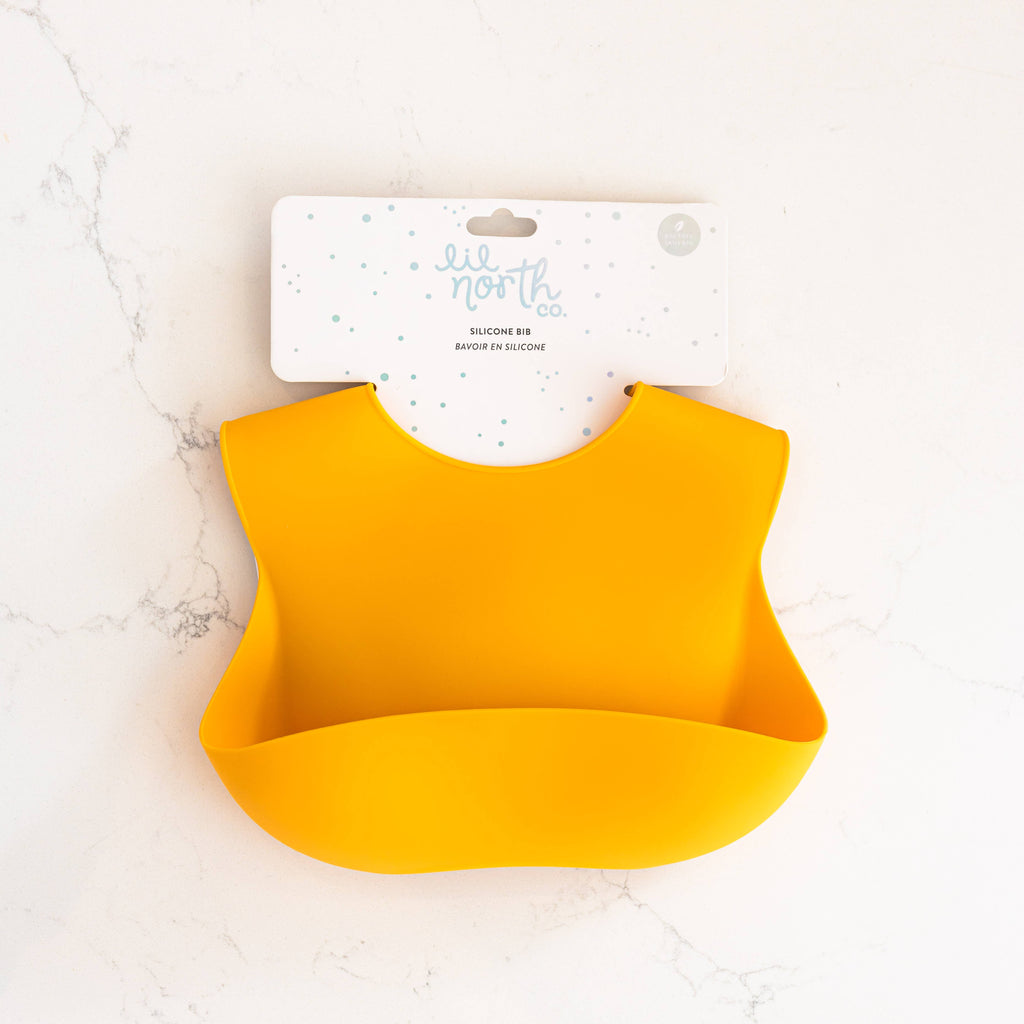 Mustard Silicone Bib