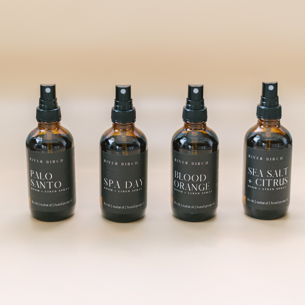 Sea Salt + Citrus - 4 oz Amber Glass Room + Linen Spray
