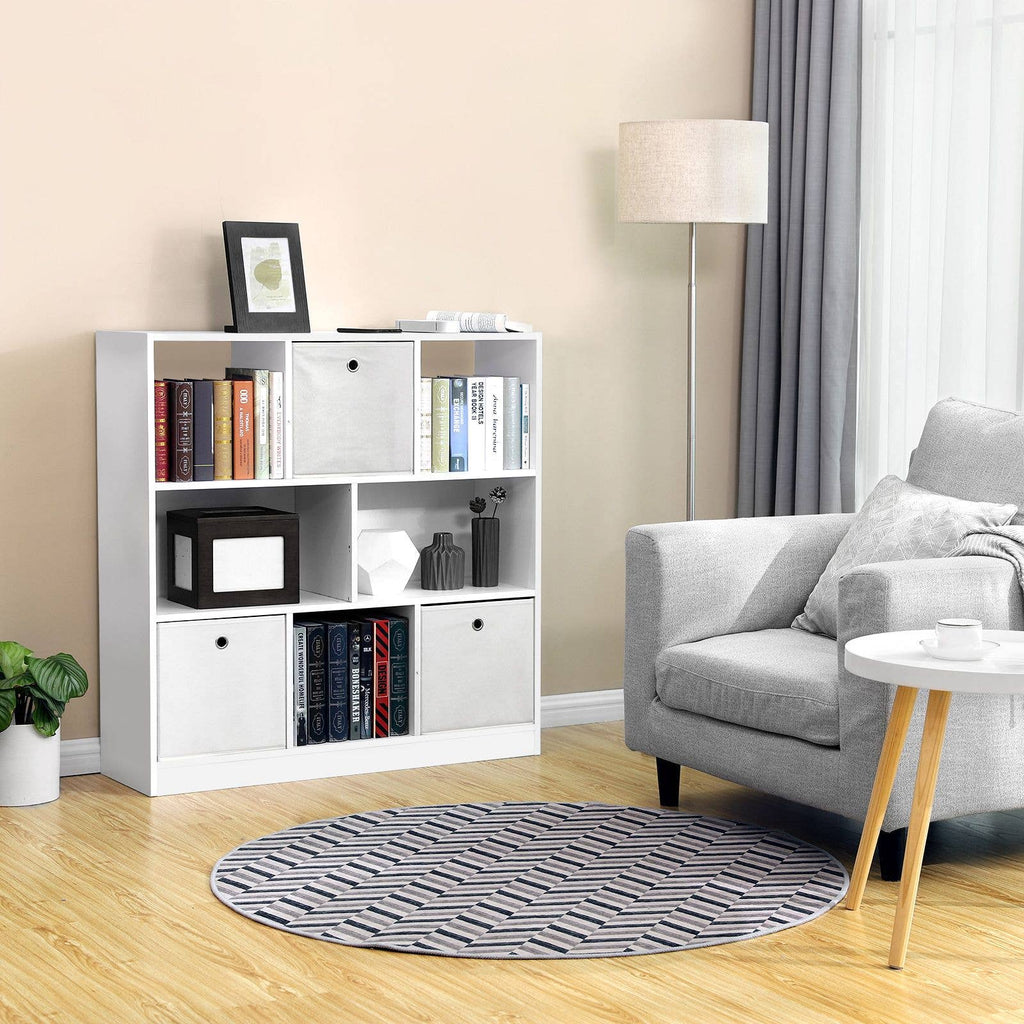 Bookcase with 8 Open Compartments 2