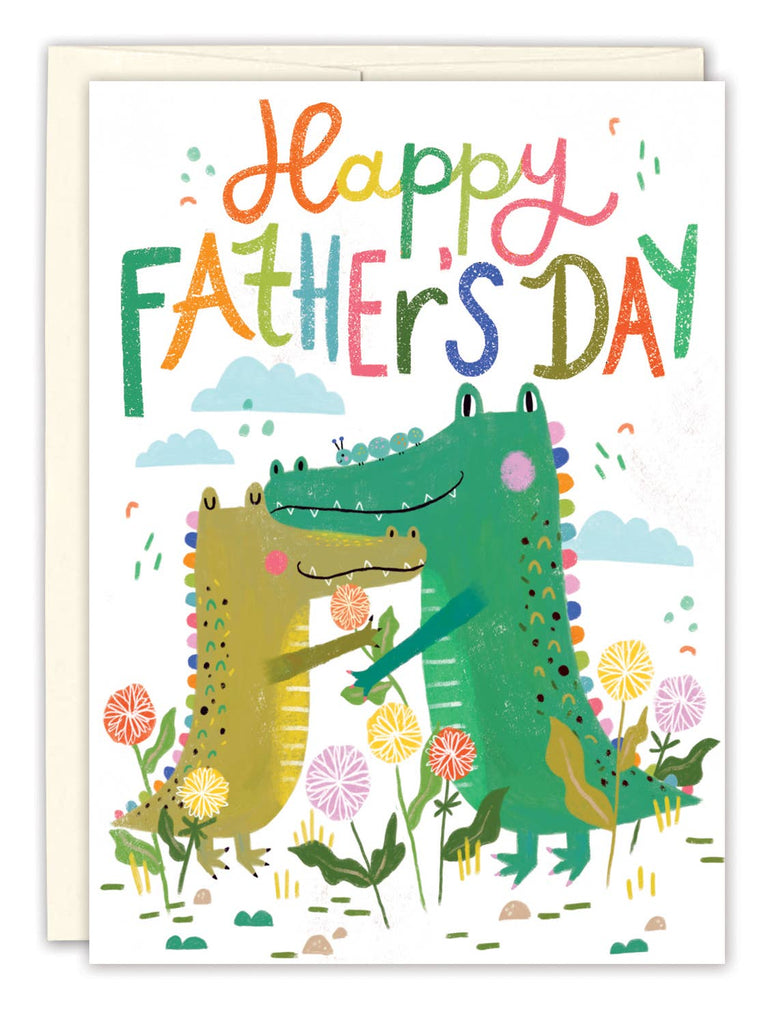 Crocodiles Father's Day Card