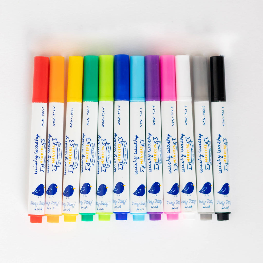 Wishy Washy Markers MINI - Set of 12 Assorted Colors