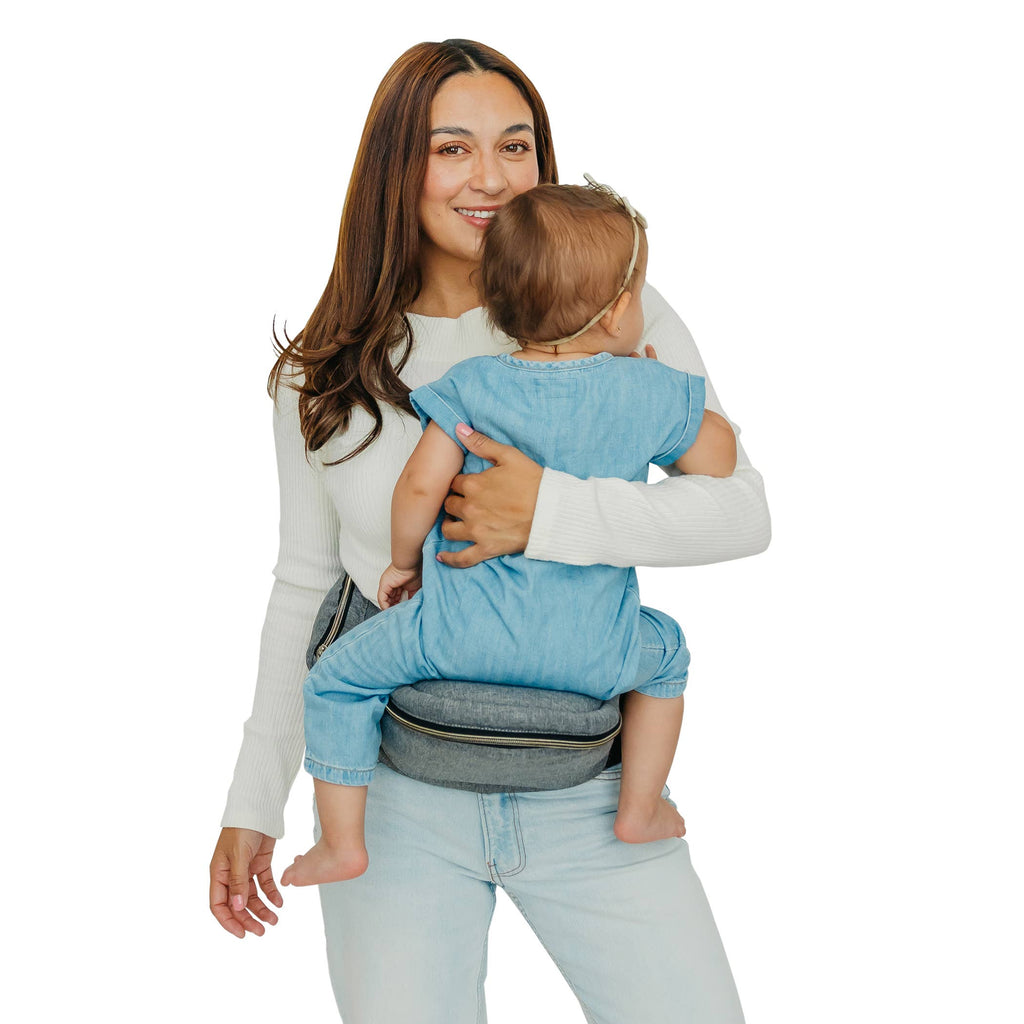 Moby Hip Seat - Heather Grey