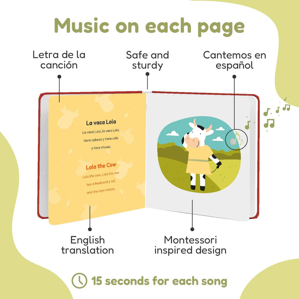 Cali's Books Spanish Nursery Rhymes 2 | La Vaca Lola