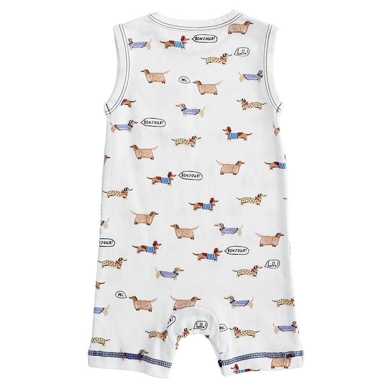 Bonjour Tank Romper: 3-6M