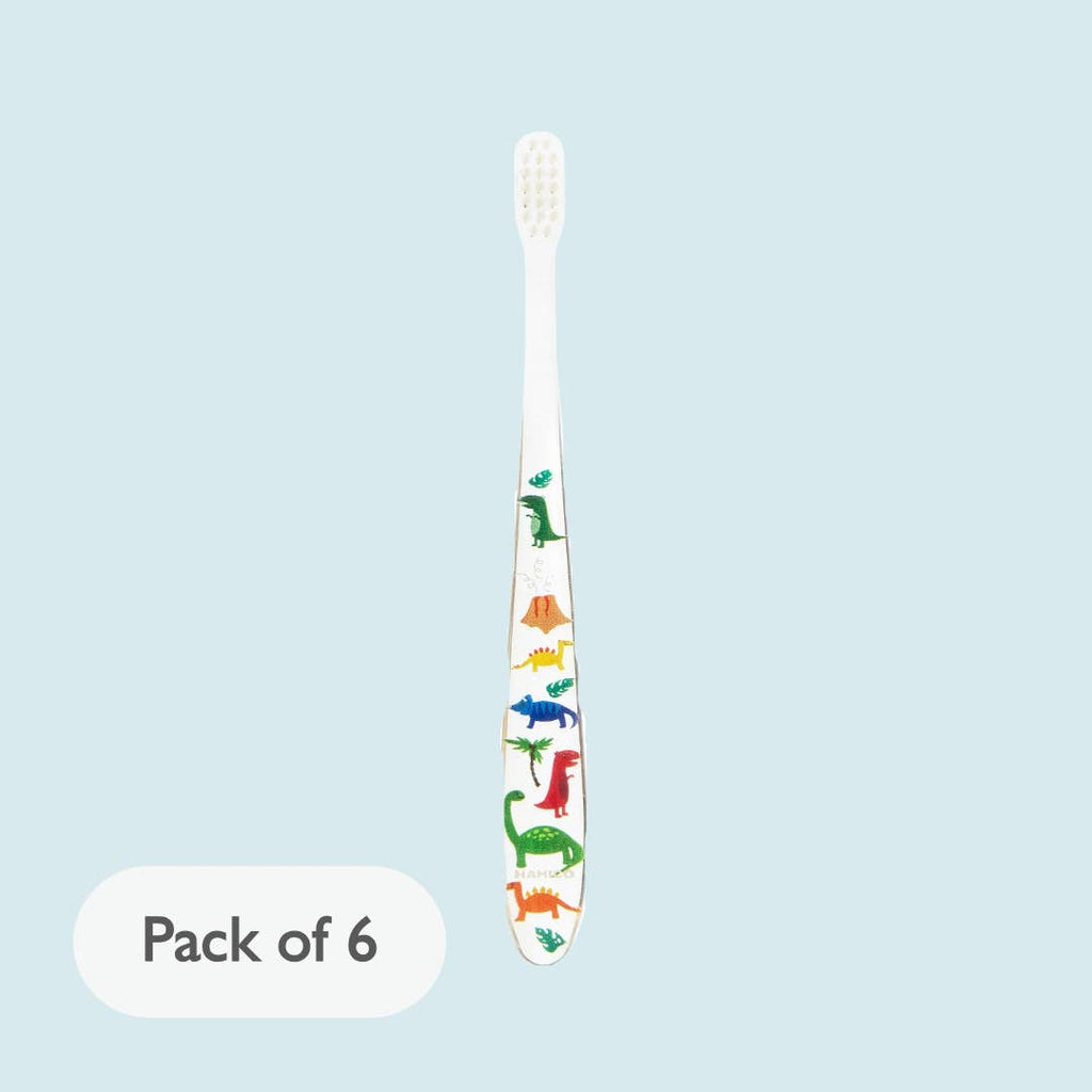 Kids & Toddler Toothbrush - Dinos | 6 Individual packs