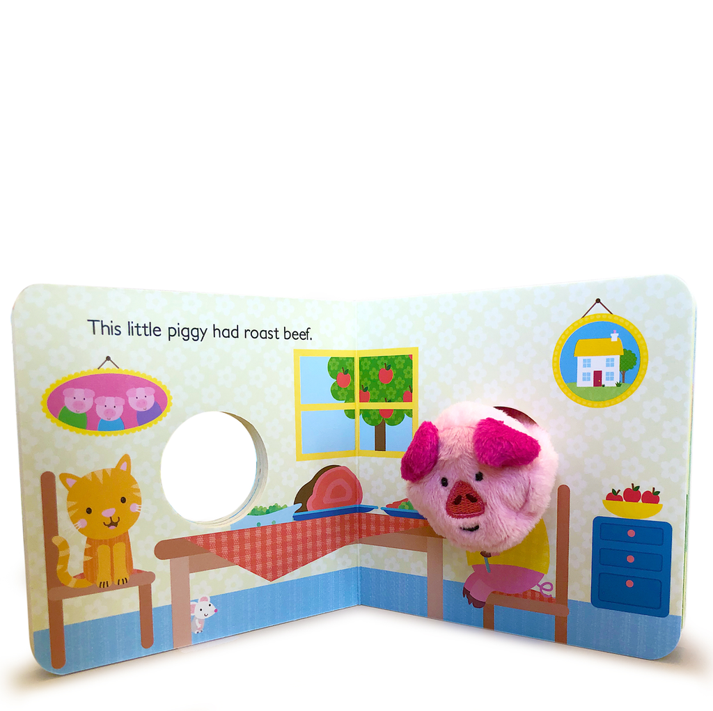 This Little Piggy Nursery Rhyme Finger Puppet Board Book