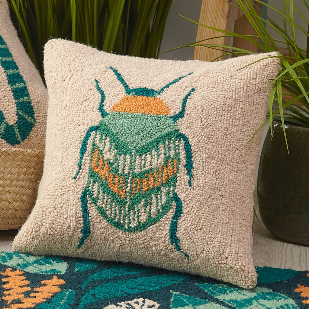 Ethereal Garden Beetle Hook Pillow - Elizabeth Olwen