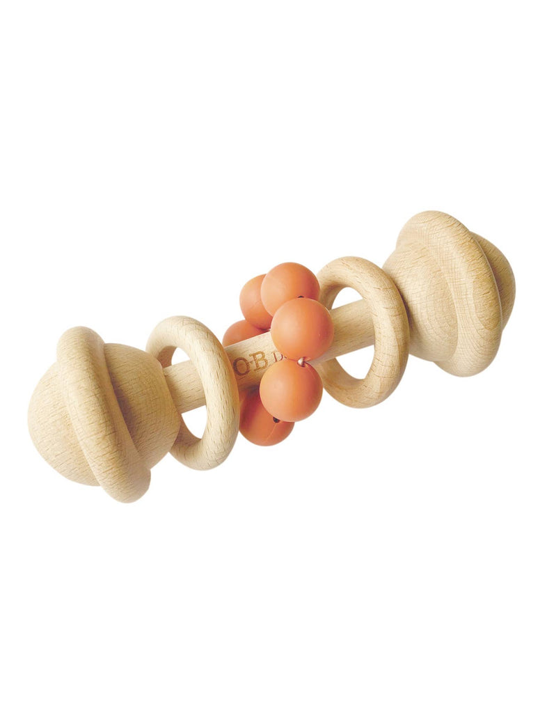 Cinnamon Wooden Rattle Toy