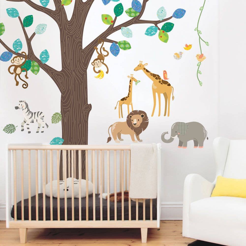 Jungle Animals Wall Sticker