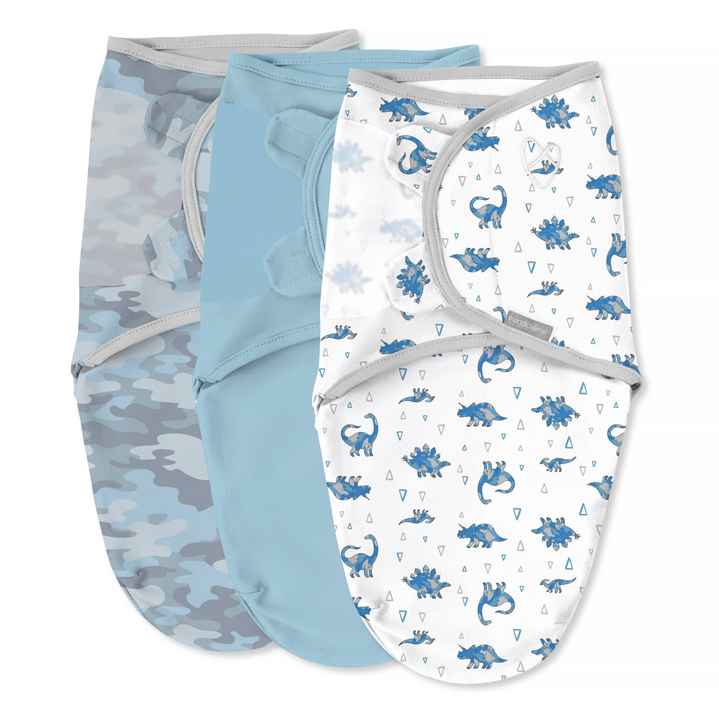 SWADDLEME BY INGENUITY ORIGINAL SWADDLE3PK0-3M-DINO MITE